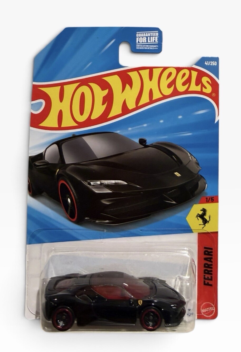 2026 Hot Wheels FERRARI 1/5 Ferrari SF90 Stradale 41/250 (Black)